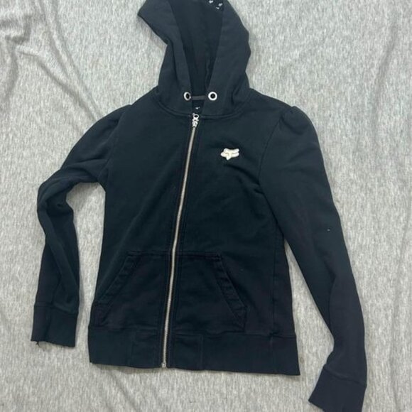 Fox Racing Sweatshirt Womens small Zip up hoddie fox riders co - Picture 1 of 10
